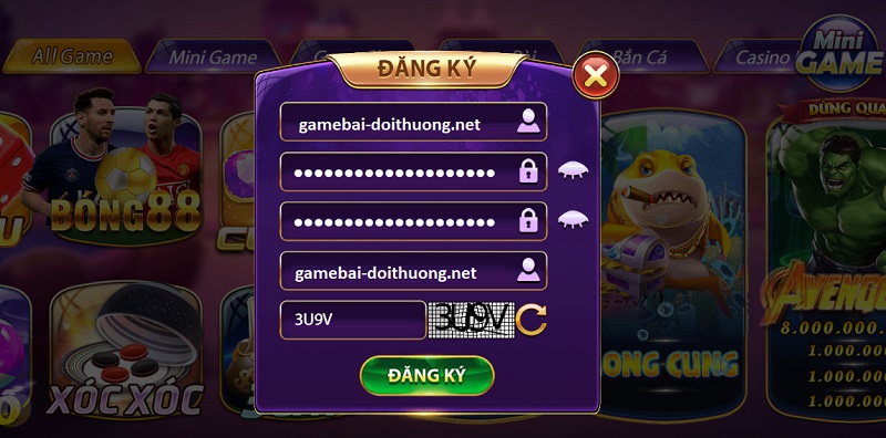 Làm sao để đăng ký tài khoản cổng game nổ hũ trực tuyến Huto?