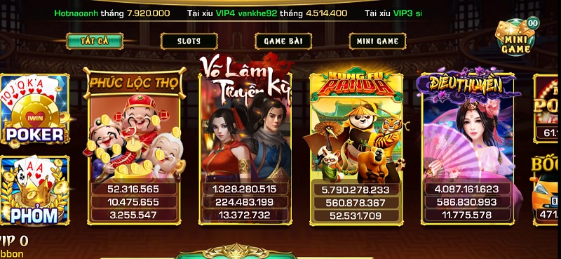 Giao diện các cổng game uy tín được thiết kế vô cùng đẹp mắt