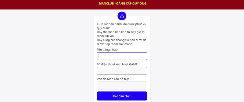 Liên hệ với đội hỗ trợ chăm sóc người chơi với mọi thắc mắc cần được giải đáp