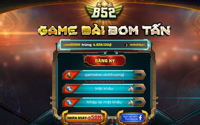 Hướng dẫn đăng ký tài khoản chính chủ tại cổng game bài