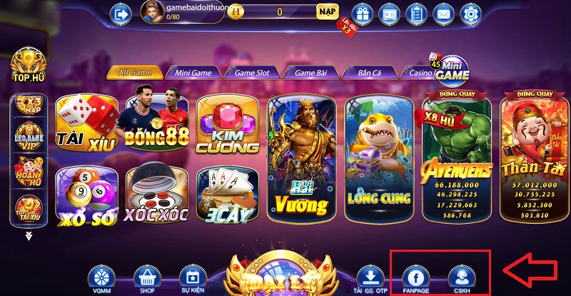 Các cách liên hệ chăm sóc khách hàng tại cổng game nổ Huto