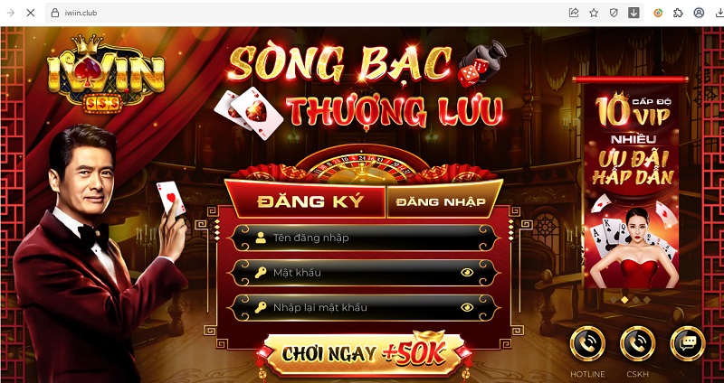 Link vào chuẩn xác tại cổng game bài Iwin