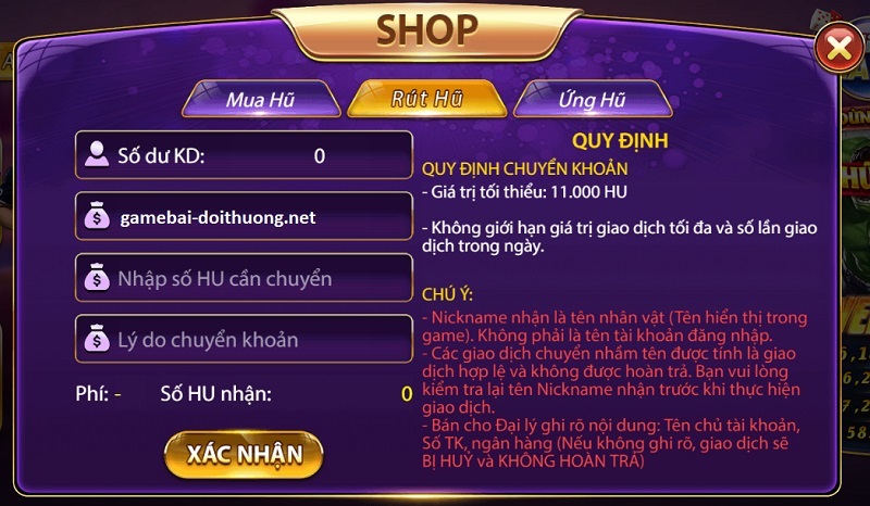 Hướng dẫn rút tiền từ cổng game nổ hũ ăn tiền Huto an toàn nhất