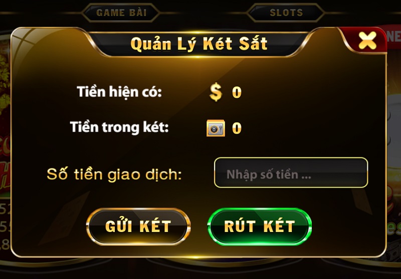 Tính năng két sắt độc đáo chỉ có tại cổng game bài trực tuyến này