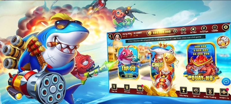 Bắn cá zui - Chơi game thả ga, không lo về quà mang về