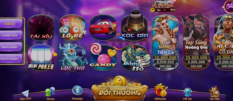 Chơi game Nổ Hũ 52 với giao diện được thiết kế hết sức đặc sắc