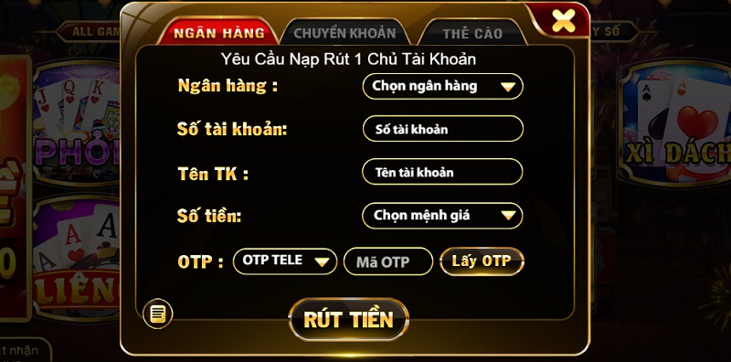 Cách rút tiền cũng đơn giản và nhanh chóng tương tự như khi gửi tiền