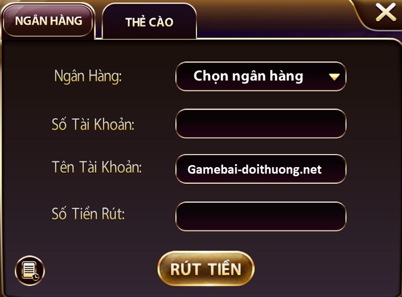 Hướng dẫn rút tiền nhanh nhất từ cổng game bài đổi thưởng Sunvin 