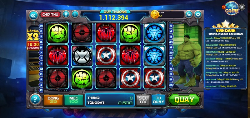 Slot game luôn chạy theo xu hướng với nội dung mới update liên tục