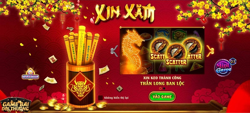 Tựa game quay slot xin xăm Rikvip đựa ưa chuộng nhất hiện nay