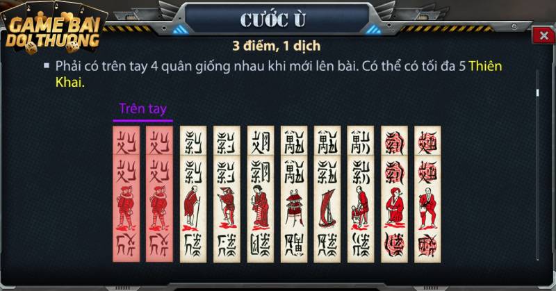 Tổng hợp cách ù tại tựa game bài Chắn B52