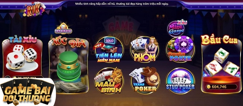 Giới thiệu thông tin về tựa game đánh bài Phỏm Rikvip