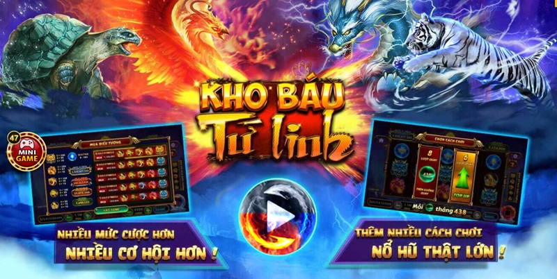 Tựa game Kho báu tứ linh Go88 cực hot